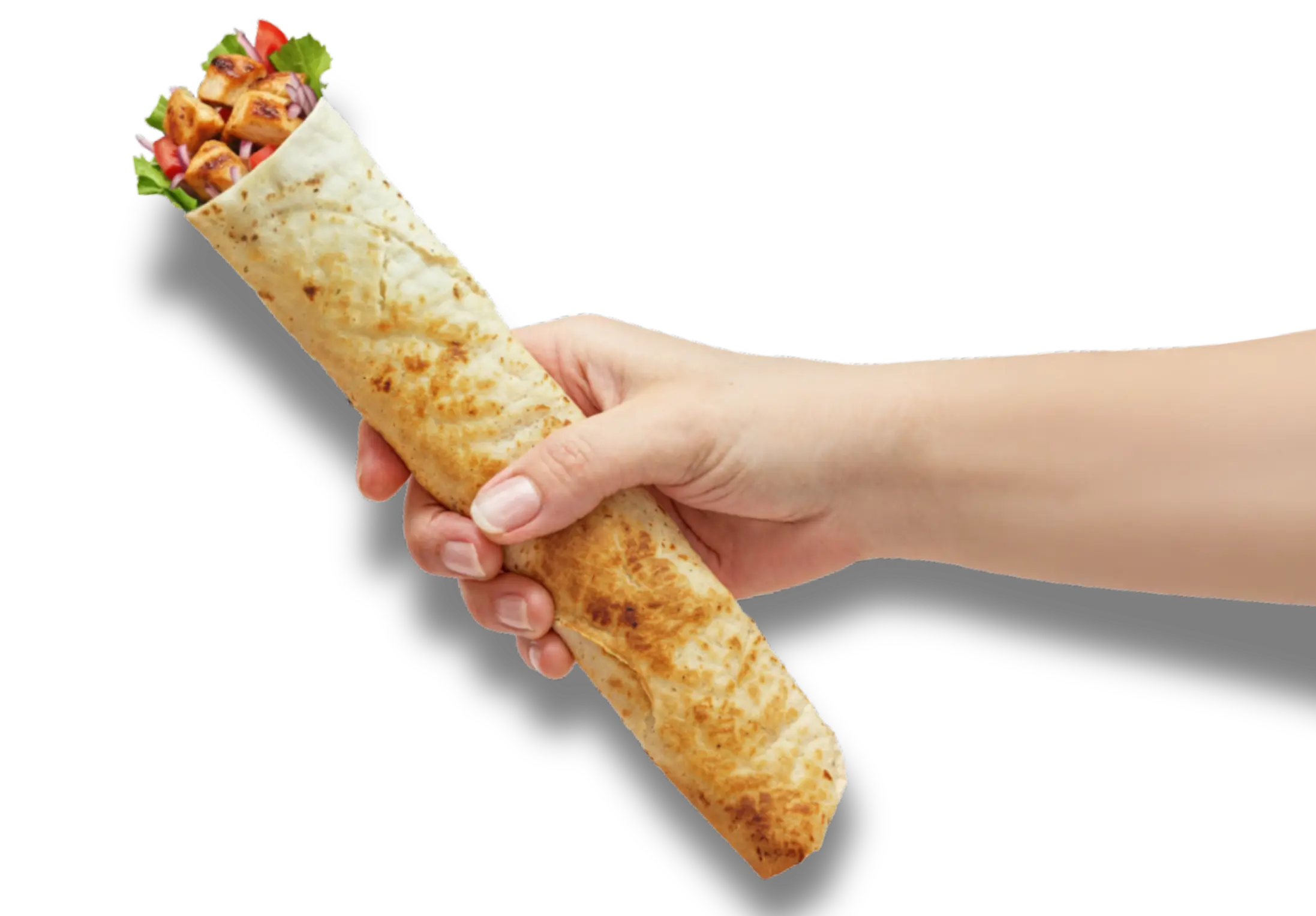 DürümTek Ankara tavuk dürüm sunumu